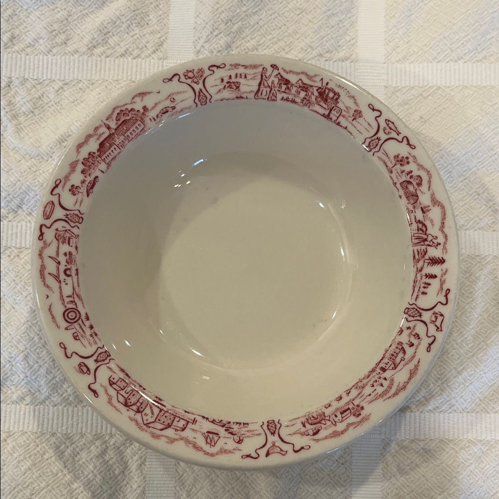 VTG Howard Johnson March of Progress bowls. Set of 5.  Rare